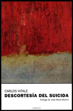 Cubierta del libro Descortesía del suicida, de Carlos Vitale