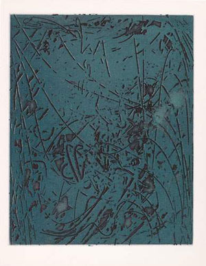 S. W. Hayter, aguafuerte del libro Feuilles éparses. Ed. L. Broder, París.