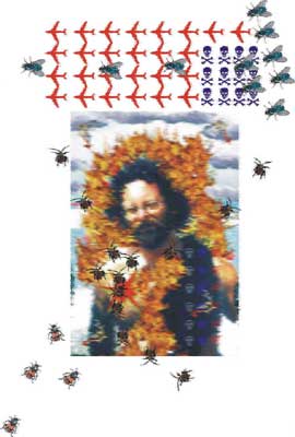 Juan Barbagelata, Autorretrato con insectos (2003)