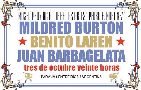 Muestra: Milton, Laren y Barbagelata