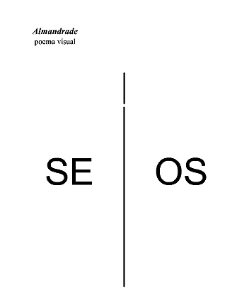 Poema visual de Almandrade.