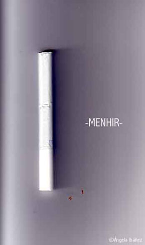 Menhir, de &Aacute;ngela Ib&aacute;&ntilde;ez.