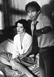 Fanny Ardant y Fran&ccedil;ois Truffaut