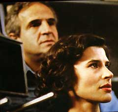Fanny Ardant y Fran&ccedil;ois Truffaut