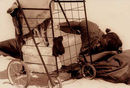 Nueva York en sepia antes de te&ntilde;irse de rojo, serie fotogr&aacute;fica de Fabio Borquez