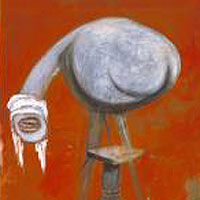 Detalle de Three Studies for Figures at the Base of a Crucifixion, de Francis Bacon. Tate, Londres.