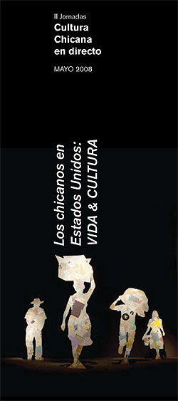 Cartel de las II Jornadas Cultura Chicana en directo.