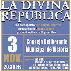 Cartel de La divina república
