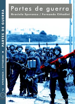 Cubierta del libro "Partes de guerra", Numa Editorial.