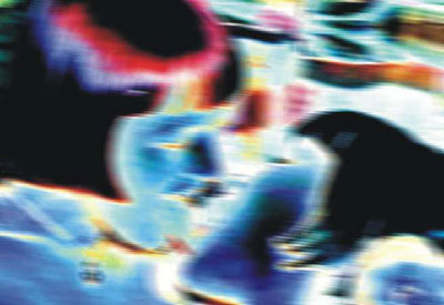 Beso, obra digital de Juan Barbagelata