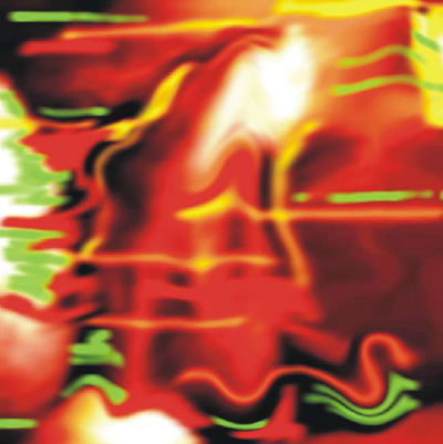 Cometa Halley, obra digital de Juan Barbagelata