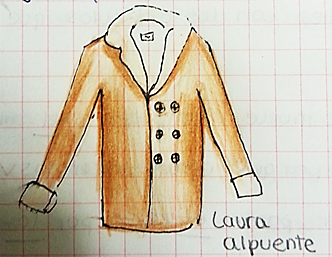 Pelliza. Dibujo de Laura Alpuente.